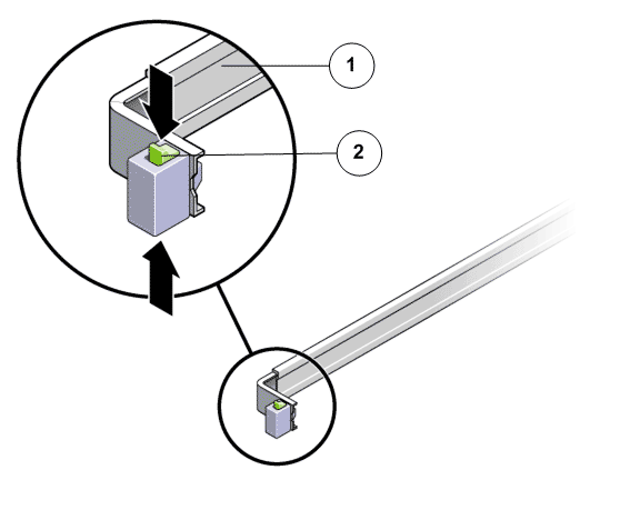 Replication Engine slide rails unlocked