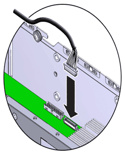 Reconnect
LED alarm assembly cable 