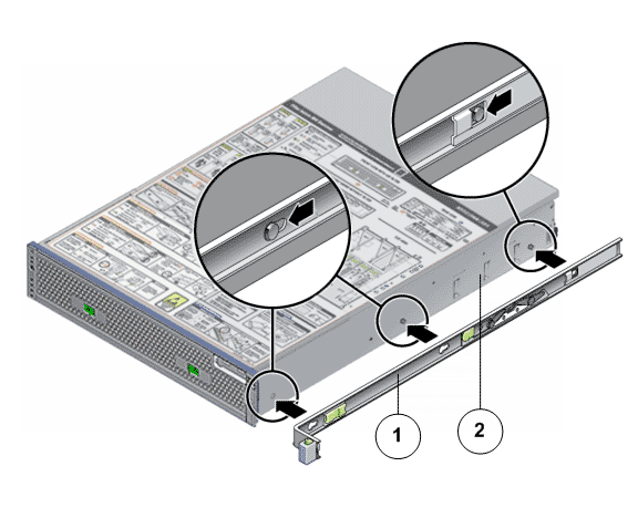 Mounting bracket attached to the chassis