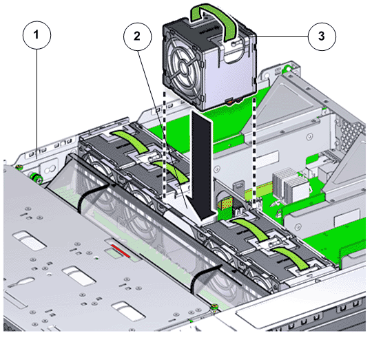 Insert fan module 