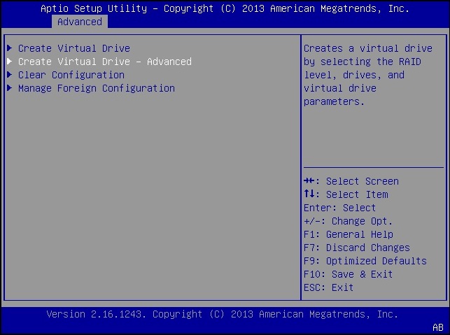 image:「UEFI Driver Control」メニューを示す画面。