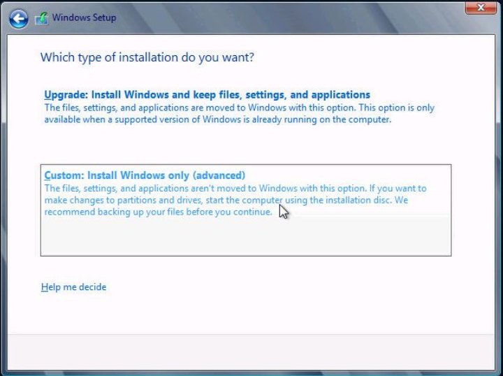 image:Ecran Which Type of Installation do you want?