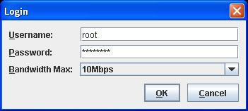 image:Gráfico en el que se muestra el cuadro de diálogo de inicio de sesión de Oracle ILOM Remote System Console Plus.