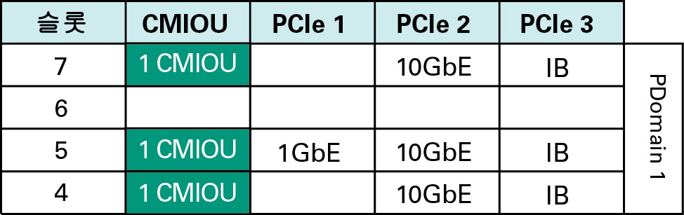 image:3개의 CMIOU PDomain에 있는 PDomain 1을 보여주는 그림입니다.