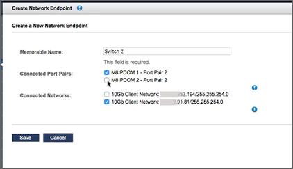 image:A screen shot showing the Create Network Endpoint dialog box.