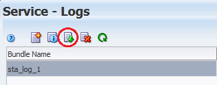 Ubicacin del ícono Download Selected Log Bundle.