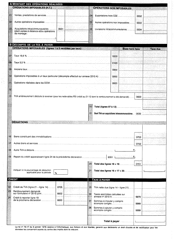 Value Added Tax VAT Return Form Value Added Tax VAT Return Form
