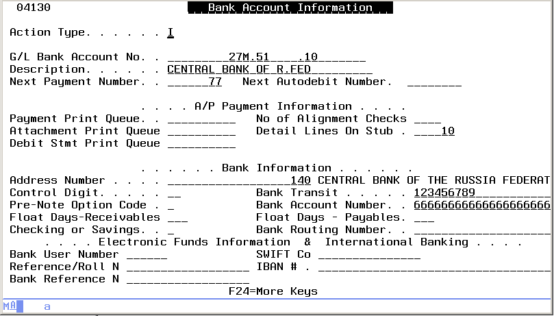 Payment order