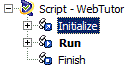 Script Tree with Expanded Initialize Section