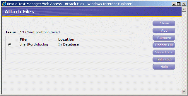Attach Files Window with File Selected