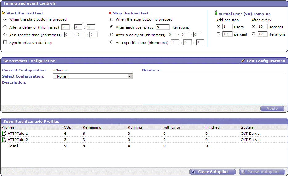 Set Up Autopilot options