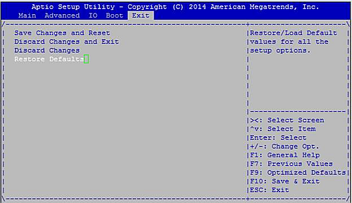 Configure the BIOS Settings - Oracle® ZFS Storage ZS5-ES Service Manual