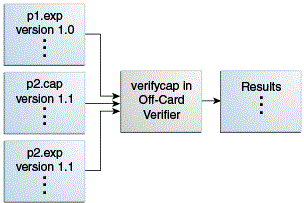 Description of "Figure 13-1 Verifying a CAP file" follows