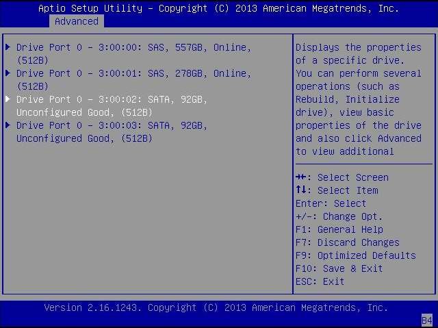 Lsi Megaraid Configuration Utility メニューを使用してブート可能論理ドライブを作成する Oracle Storage 12 Gb S Sas Pcie Raid 内蔵 Hba 設置ガイド