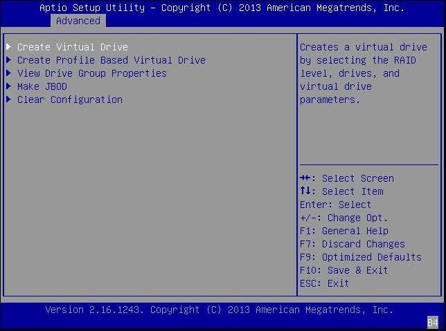 image:Create Virtual Drive 메뉴를 보여주는 그림입니다.