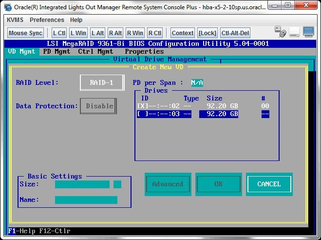 image:Figure illustrant la sélection des unités devant être incluses dans la configuration d'unité logique.