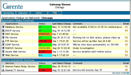 This screenshot shows the initial screen of the Gateway Viewer.