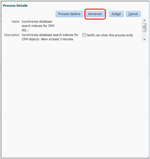 Process Details window