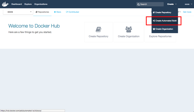 Docker Hubの「 Repositories」タブ