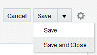 Save and Close