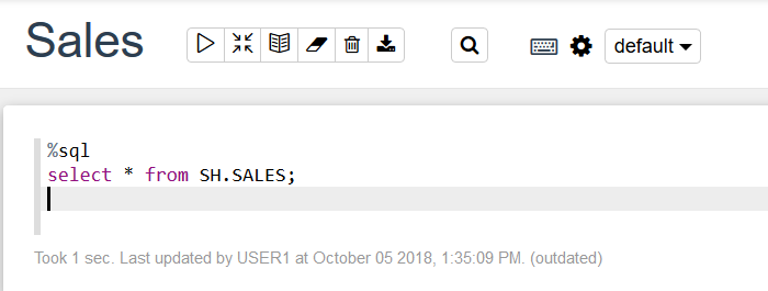 SALES表に対するSQL問合せ