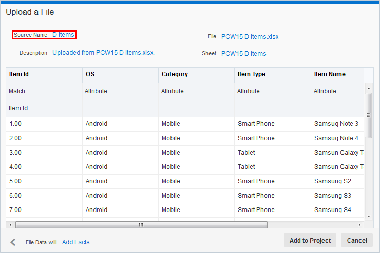 ファイルのアップロード