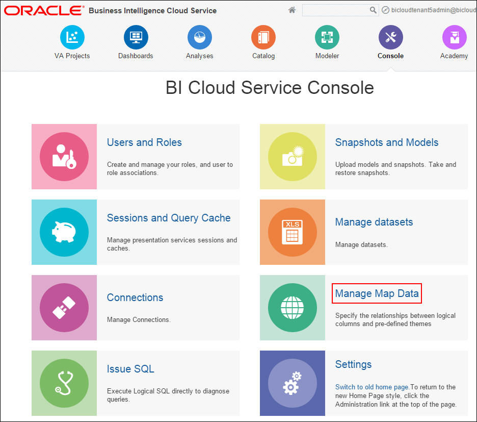 Manage Map Data