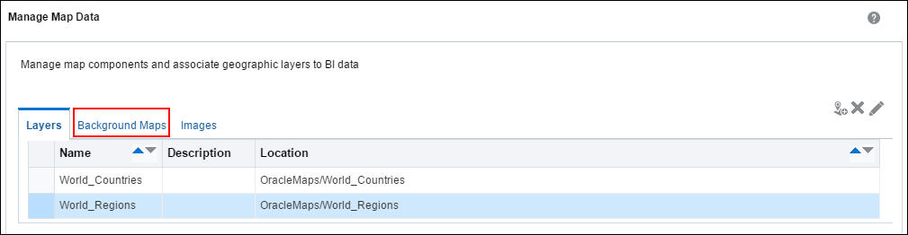 Background Maps