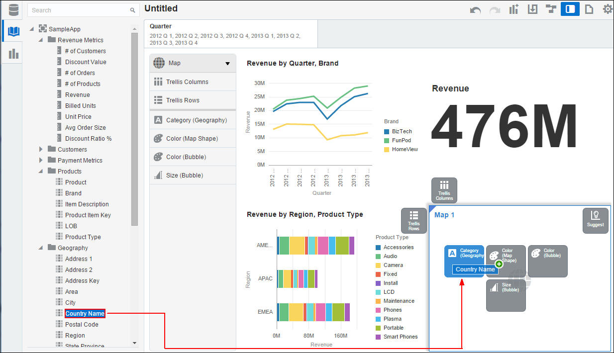 「Country Name」の追加