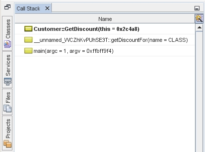 image:Call Stack window