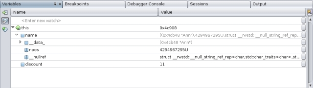 image:Variables window
