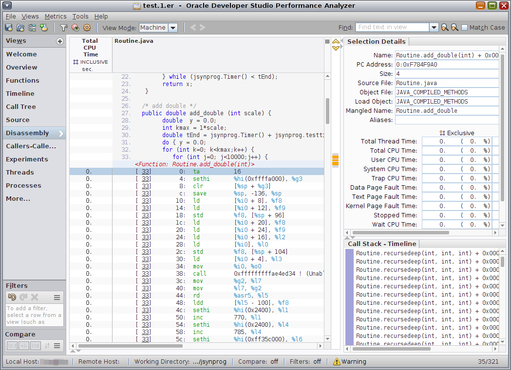 image:Hot-spot compiled methods in Machine mode