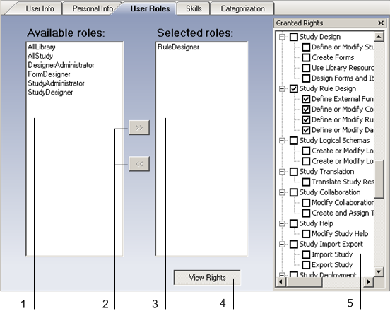 Illustration. User Roles tab.