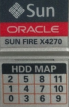 X4279 M2サーバーのディスク・レイアウト