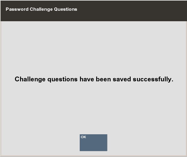 Challenge Questions Saved