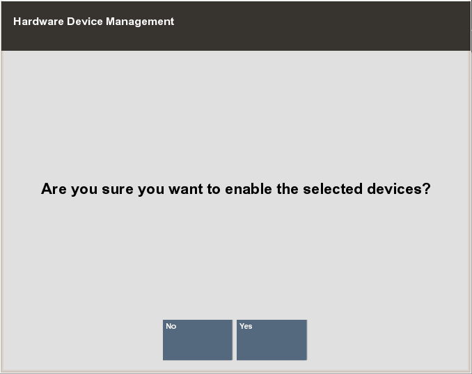 Confirm Device Prompt