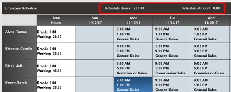 Schedule before Shift Change