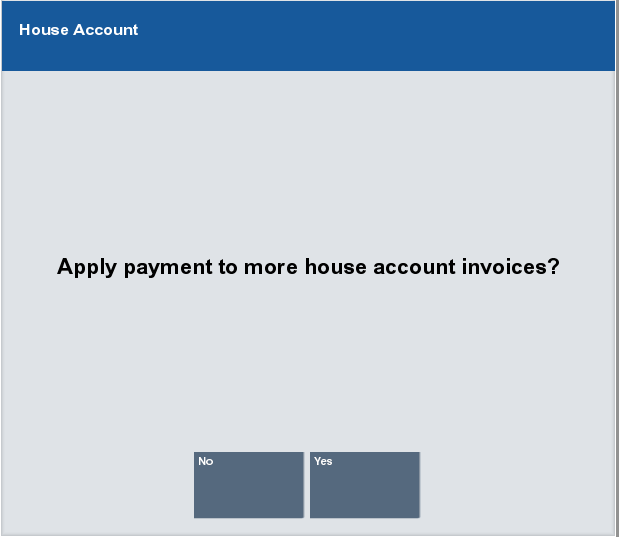 House Account More Payments Prompt