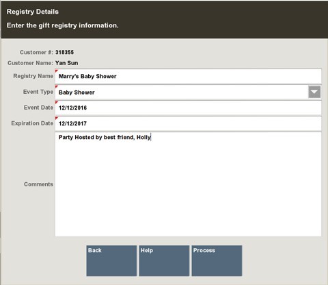 View and Modify Registry Details