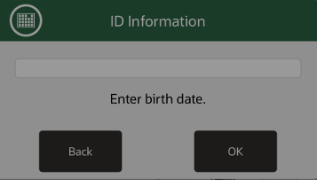 Check Birth Date Prompt