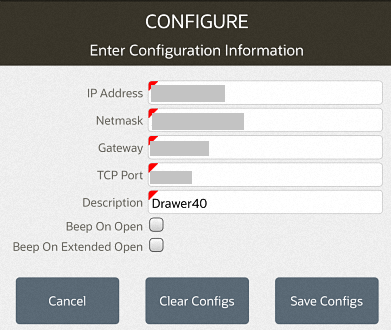 Networked Cash Drawers