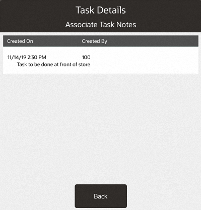 All Task Notes