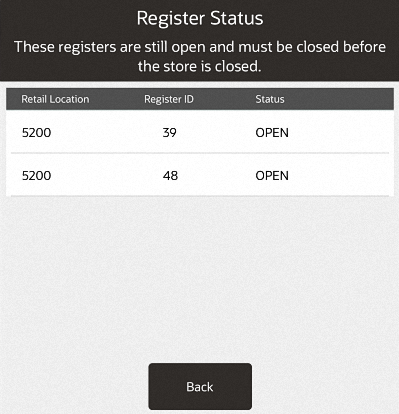 Register Status