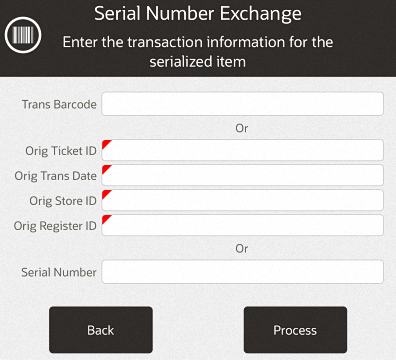 Mobile POS Transaction Search