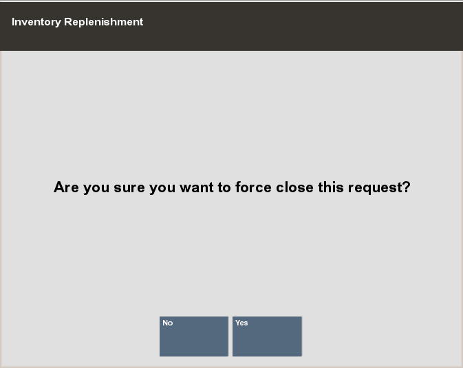 Force Close Prompt