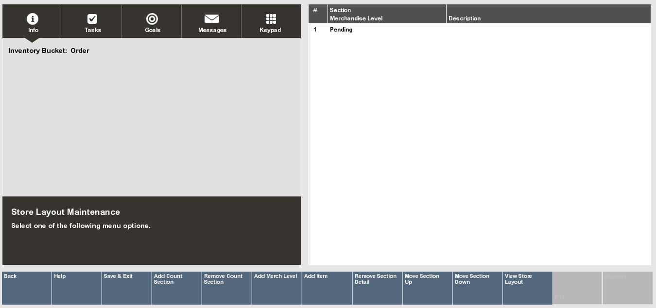 Menu Buttons Options