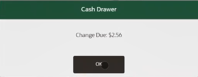Cash Drawer Change