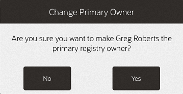 Change Primary Owner