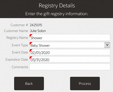 Registry Details