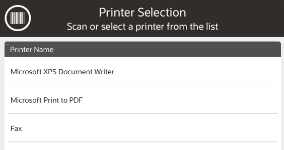Multiple Printer List